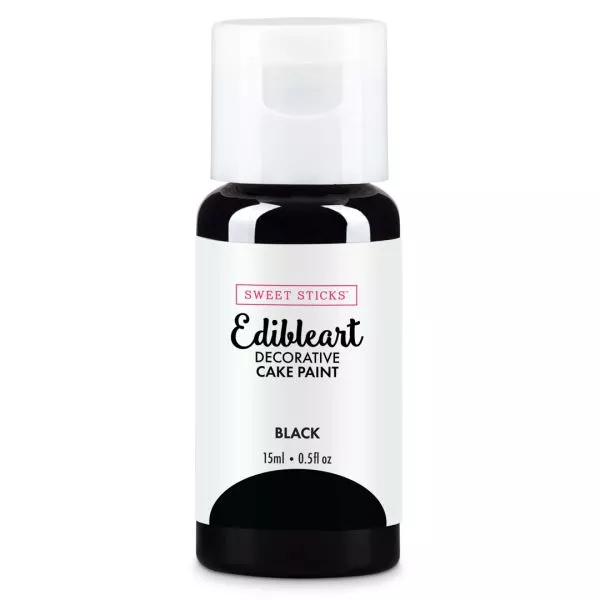 Sweet Sticks Edible Art Paint -Black