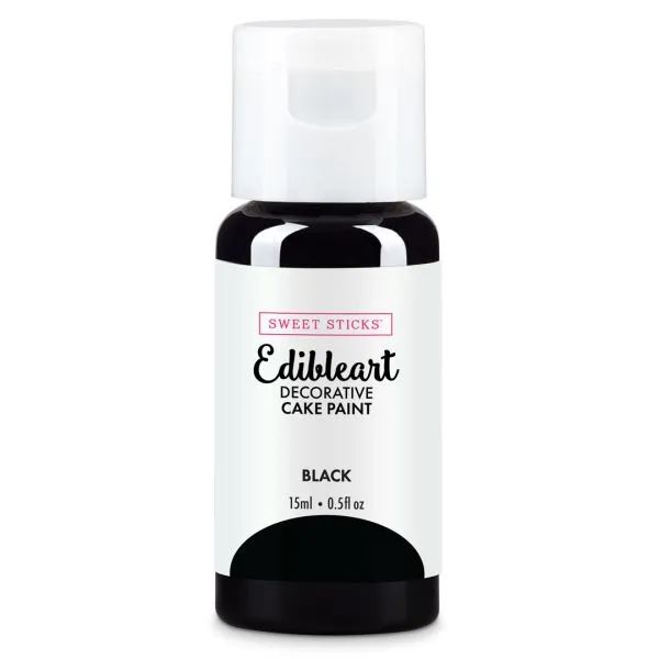 Sweet Sticks Edible Art Paint -Black