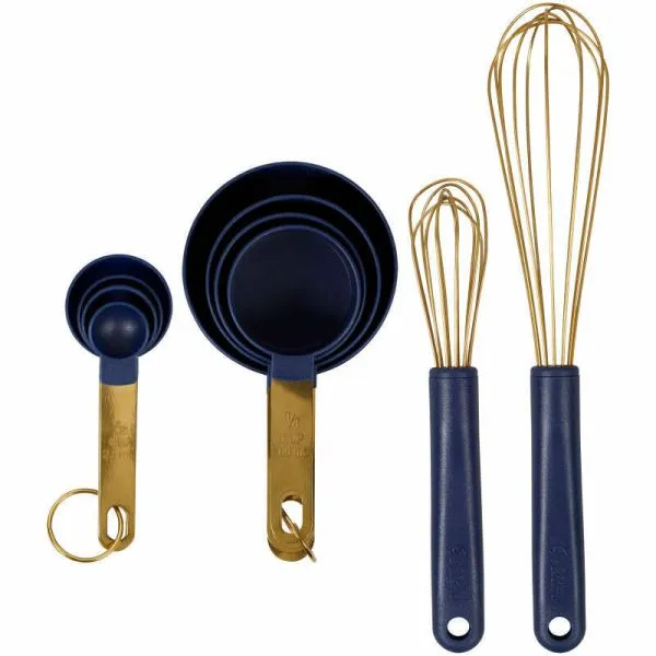 Wilton Navy Blue & Gold Mix and Measure Set