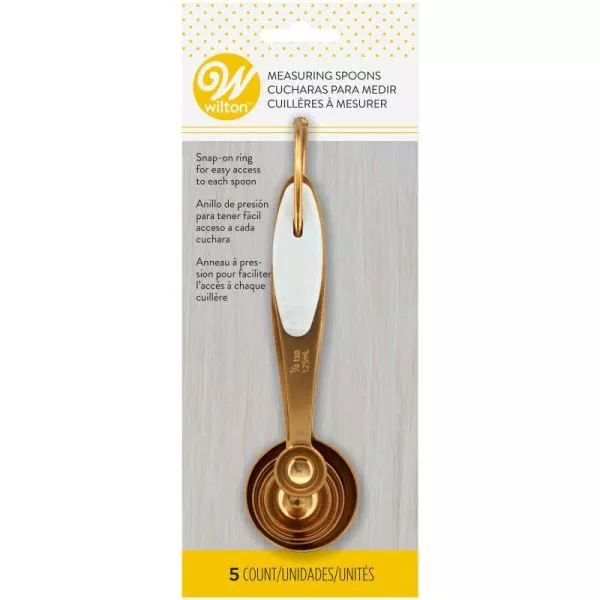Wilton Navy & Gold Nesting Measuring Spoons