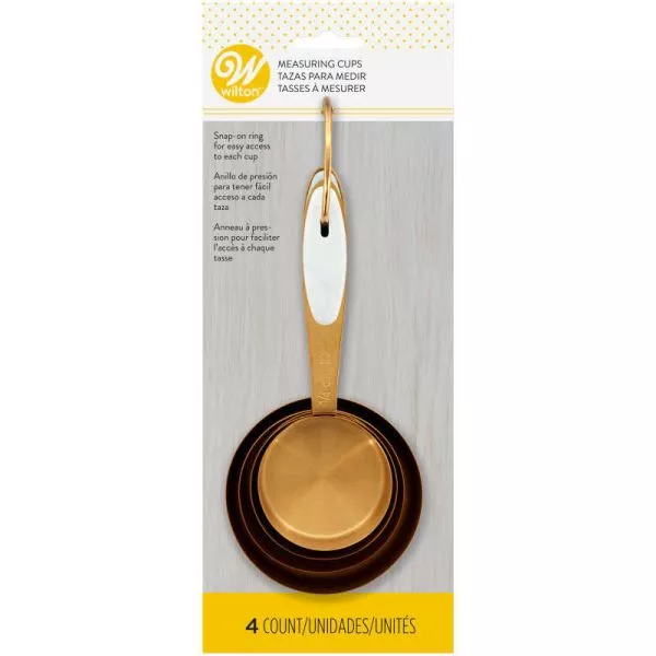 Wilton Navy & Gold Nesting Measuring Cups