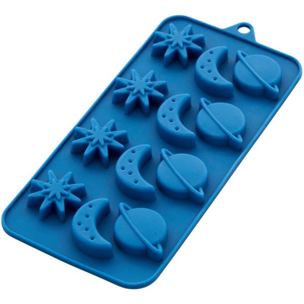 Planet, Moon and Star Silicone Candy Mould