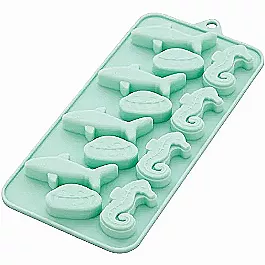 Shark, Jellyfish and Seahorse Silicone Candy Mould