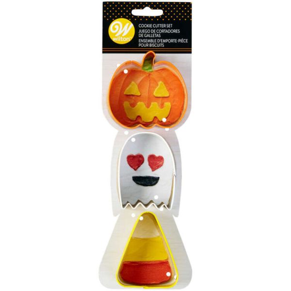 Pumpkin, Ghost and Candy Cutter Set