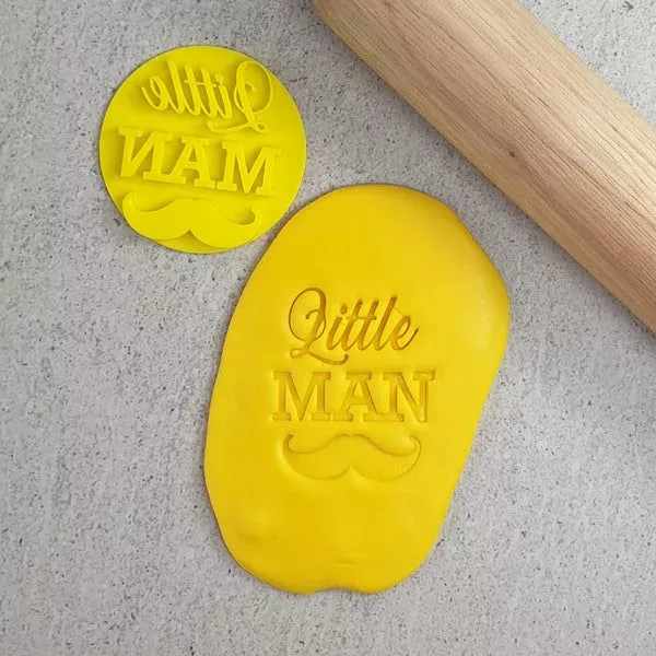 Custom Cookie Cutters Little Man Embosser