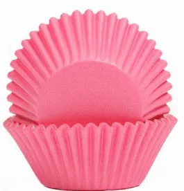 Bright Pink Baking Cups