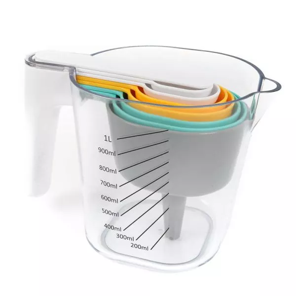 Sprinks Jug with Nesting spoons and cups
