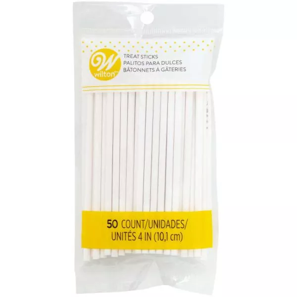 Wilton 4-Inch White Treat Sticks