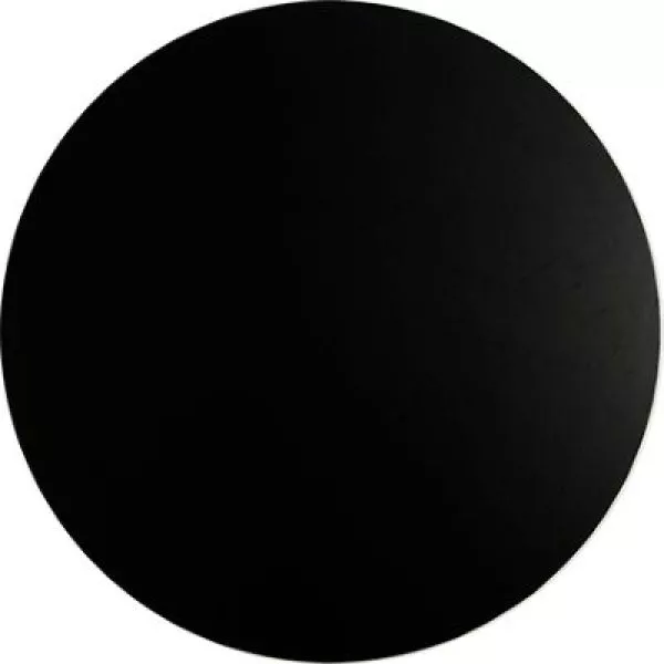 GoBake 12 Inch 6mm Round Black Masonite Board