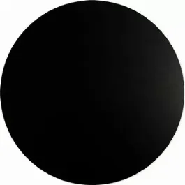 GoBake 16 Inch 6mm Round Black Masonite Board