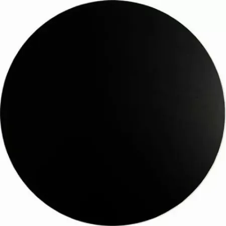 GoBake 16 Inch 6mm Round Black Masonite Board