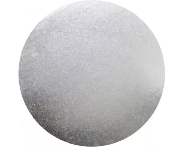GoBake 12 Inch 6mm Round Silver Masonite Board