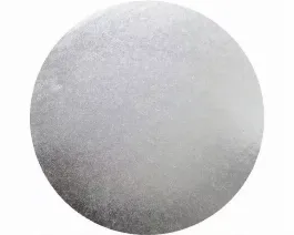 GoBake 16Inch 6mm Round Silver Masonite Board