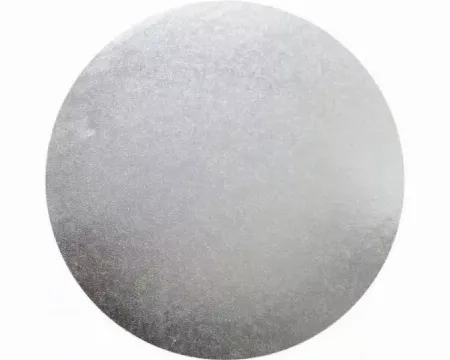 GoBake 16Inch 6mm Round Silver Masonite Board