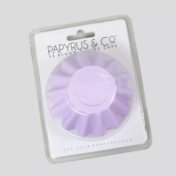 Matte Pastel Lilac Bloom Baking Cups