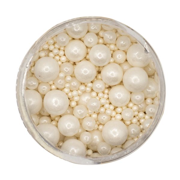 Shop Bubble Bubble Pearl White Sprinks Coast Cakes