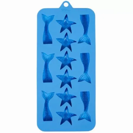 Wilton Mermaid and Starfish Silicone Candy Mold Wilton Mermaid and Starfish Silicone Candy Mold
