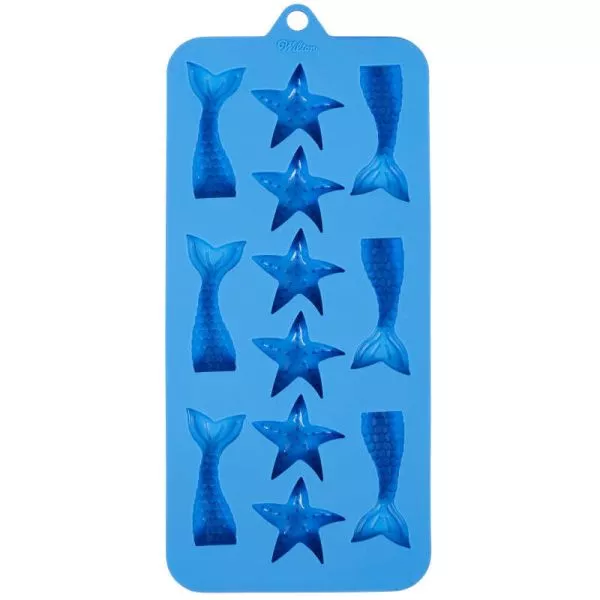 Mermaid and Starfish Silicone Candy Mold