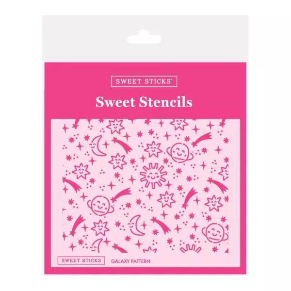 Sweet Sticks Galaxy Pattern Stencil