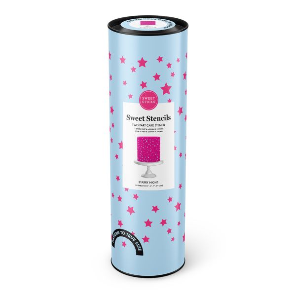 Shop Starry Night Cake Stencil Sweet Sticks Coast Cakes