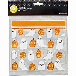 Ghost and Pumpkin Treat Bags