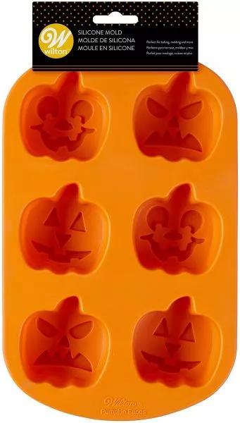 6 Cavity Jack O Lantern Mould