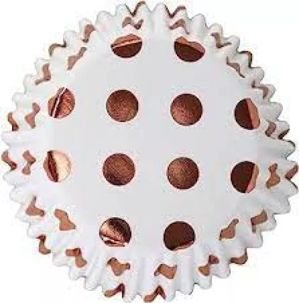 PME Rose Gold Polka Dot Cupcake Cases