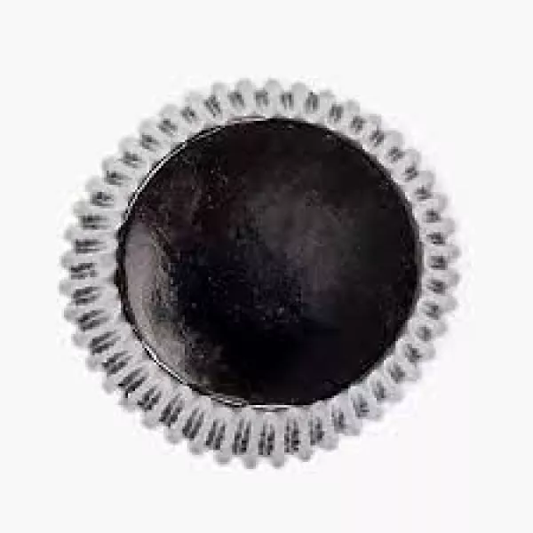 Metallic Black Cupcake Cases