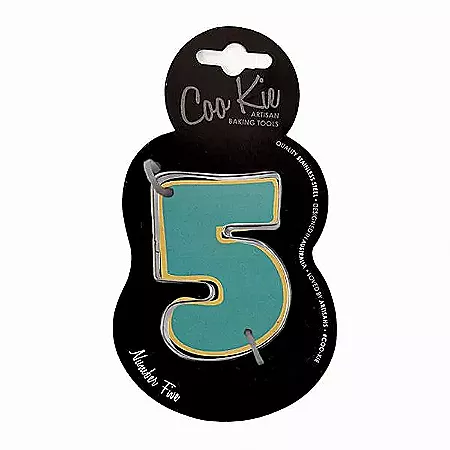 Coo Kie Number 5 Cookie Cutter Coo Kie Number 5 Cookie Cutter