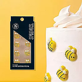 Bumble Bee Icing Decorations