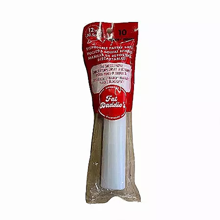 Fat Daddios Disposable Pastry Bags 12in 10pk