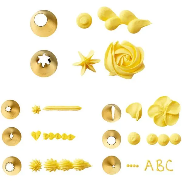 Wilton Gold and Navy Decorating Set