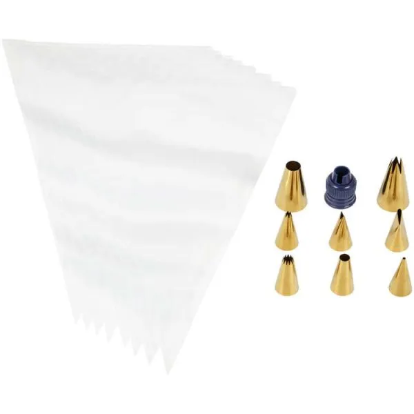 Wilton Gold and Navy Decorating Set