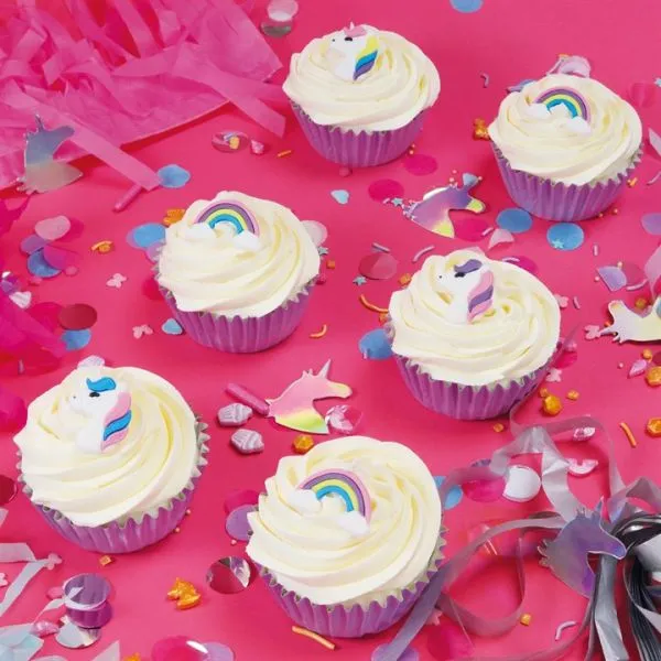 PME Edible Cupcake Toppers Unicorn