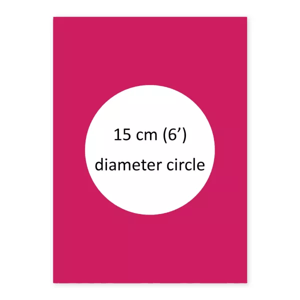 6inch Circle Custom Edible Image