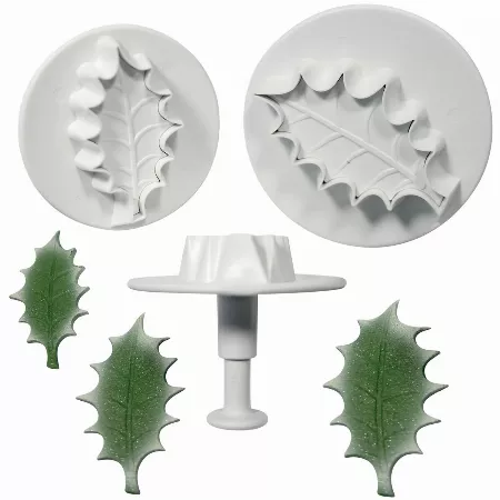 PME Veined Holly Leaf plunger cutters PME Veined Holly Leaf plunger cutters
