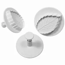 PME Rose Leaf Plunger Cutter Set