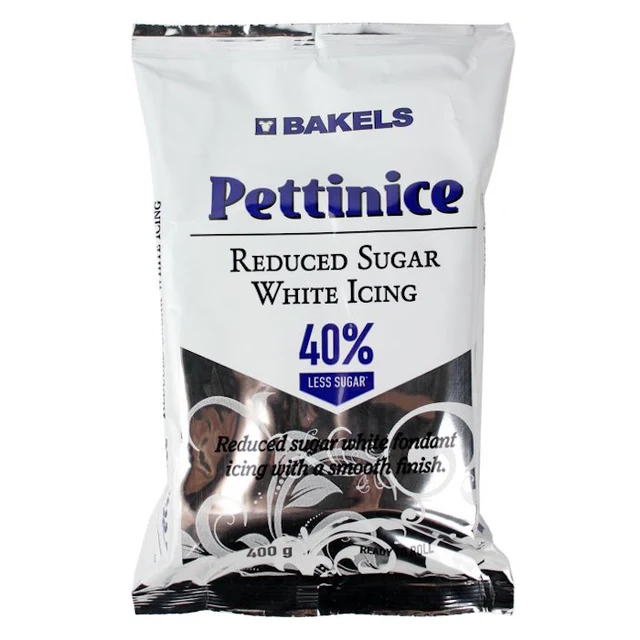 Bakels Pettinice Reduced Sugar Icing - White 400g
