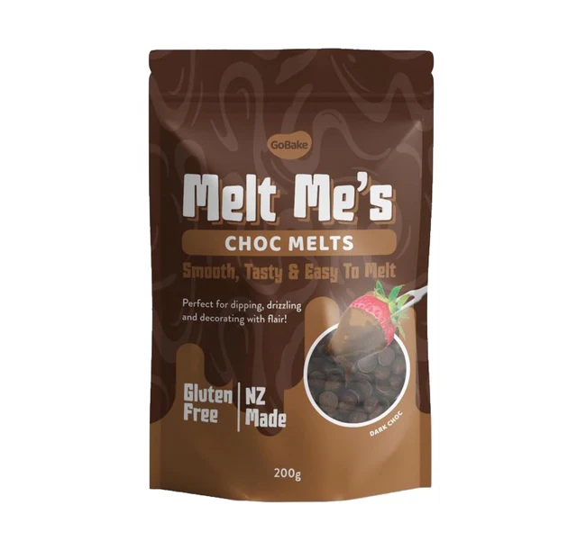 GoBake Melt Me's - Dark Choc