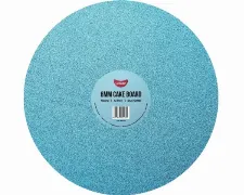 GoBake 12 Inch 6mm Round Blue Glitter Masonite Board