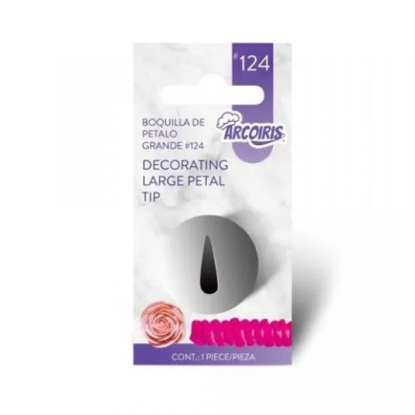 Arcoiris Petal Piping Tip #124