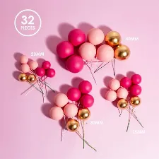 Sprinks - Pretty In Pink Ball Toppers