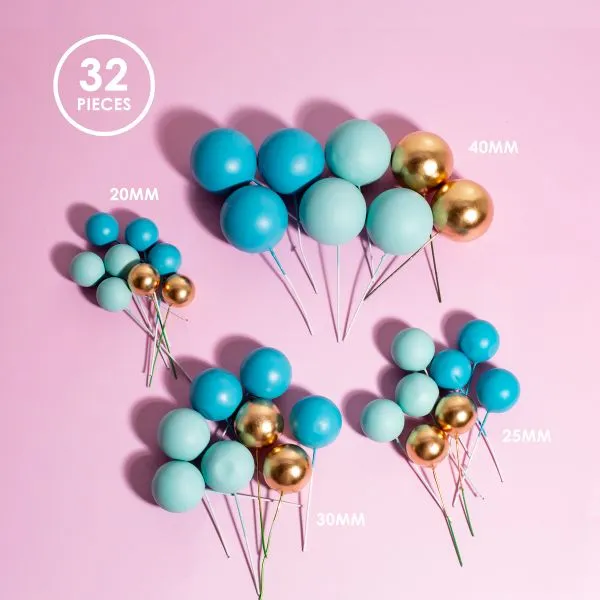Sprinks - Bold in Blue Ball Toppers