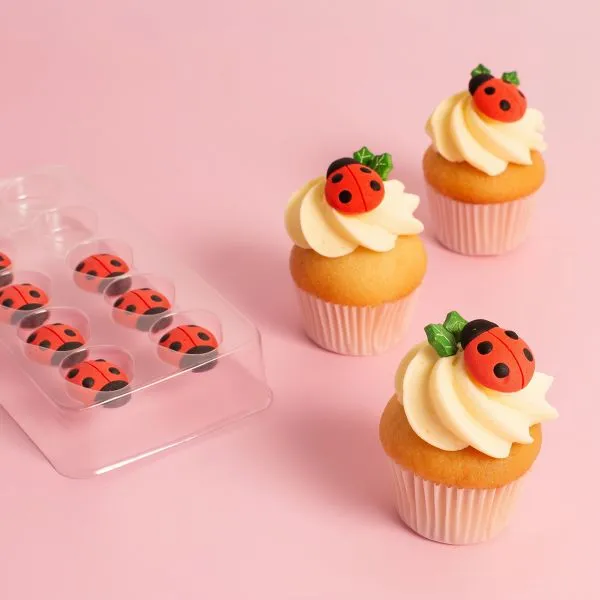 Sprinks Lady Bug Icing Decorations