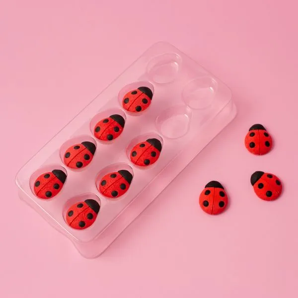 Sprinks Lady Bug Icing Decorations