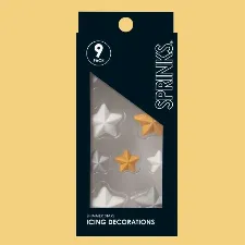 Sprinks Shimmer Stars Icing Decorations