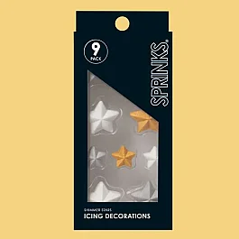 Sprinks Shimmer Stars Icing Decorations