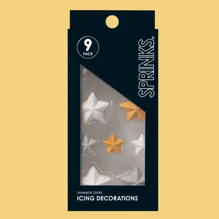 Sprinks Shimmer Stars Icing Decorations
