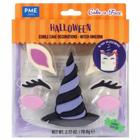 PME Witch Unicorn Edible Decorations PME Witch Unicorn Edible Decorations