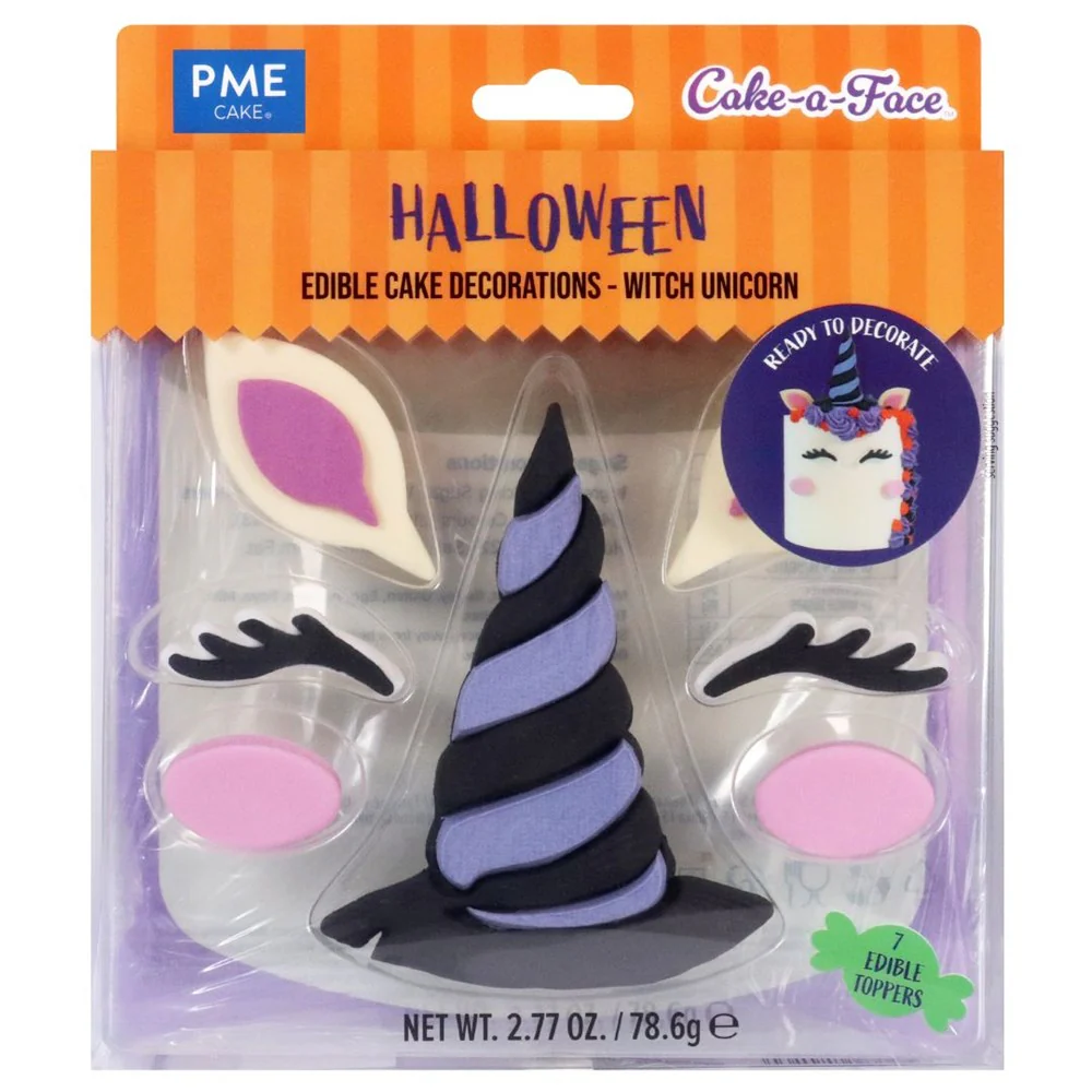 PME Witch Unicorn Edible Decorations